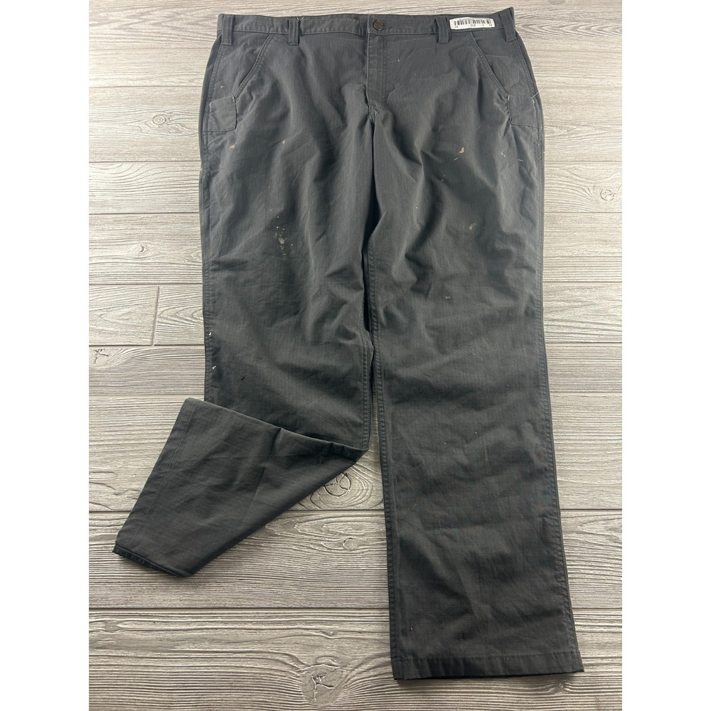 Carhartt Relaxed Fit Mens Cargo Pants 42X32 Gray Rip Stop Work Utility